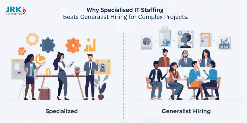 Why Specialised IT Staffing Beats Generalist Hiring for Complex Projects.